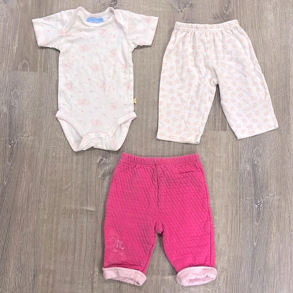 Vintage Baby Disney Clothes Lot Minnie Mouse & Winnie The Pooh